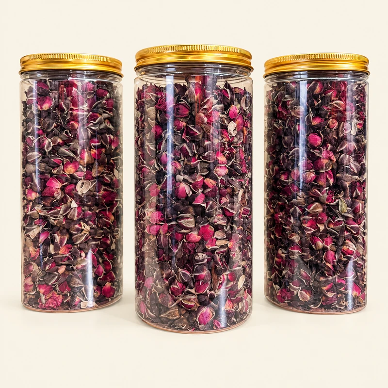 145 克罐裝金邊玫瑰花茶