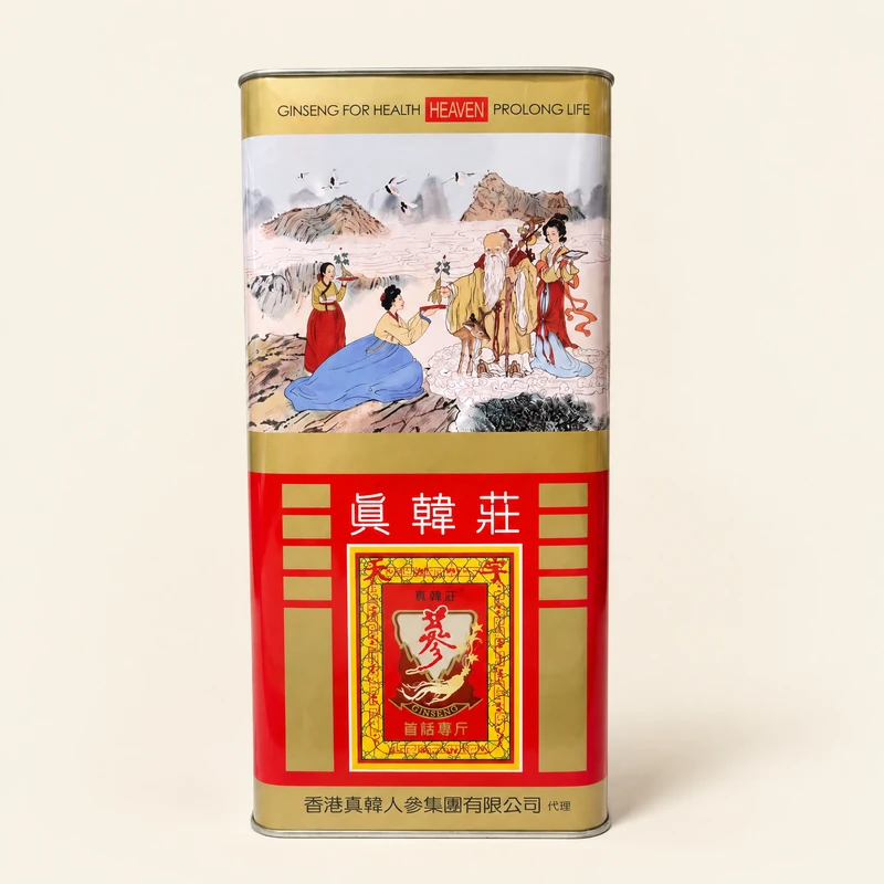 真韓莊 高麗參 天字 15 支 600g 鐵罐裝